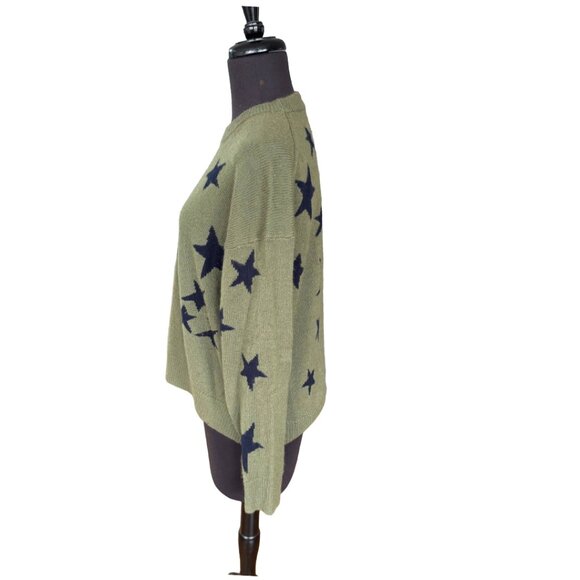 Zadig & Voltaire 100% Cashmere Star Sweater - Rock Chic Luxury Size M - Picture 5 of 13